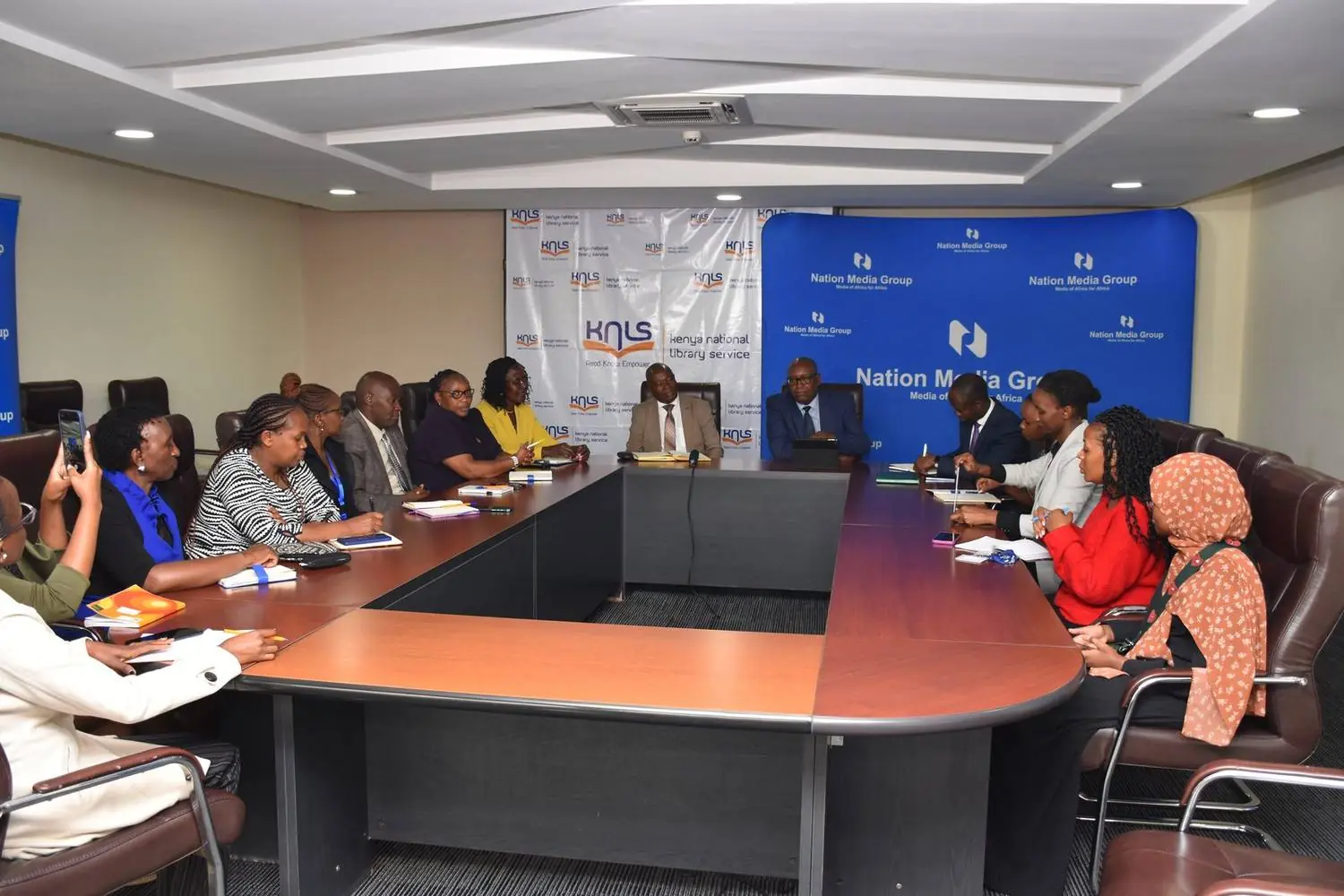 KNLS & NMG MOU Signing photo 1