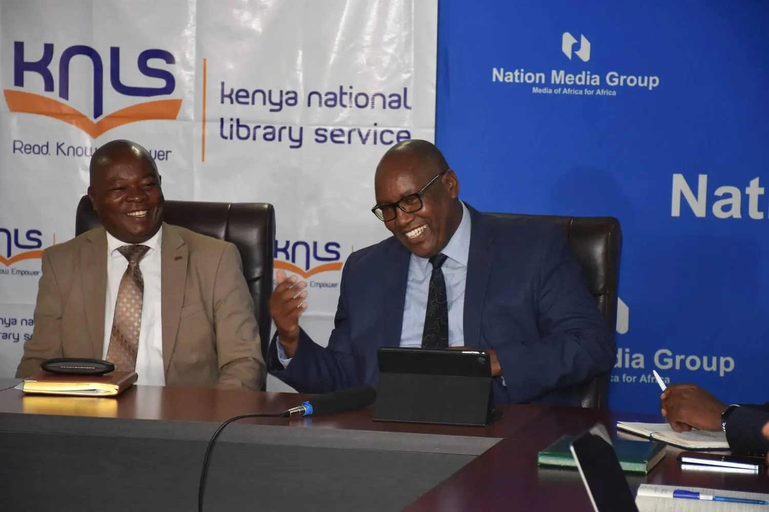 KNLS & NMG MOU Signing photo 2