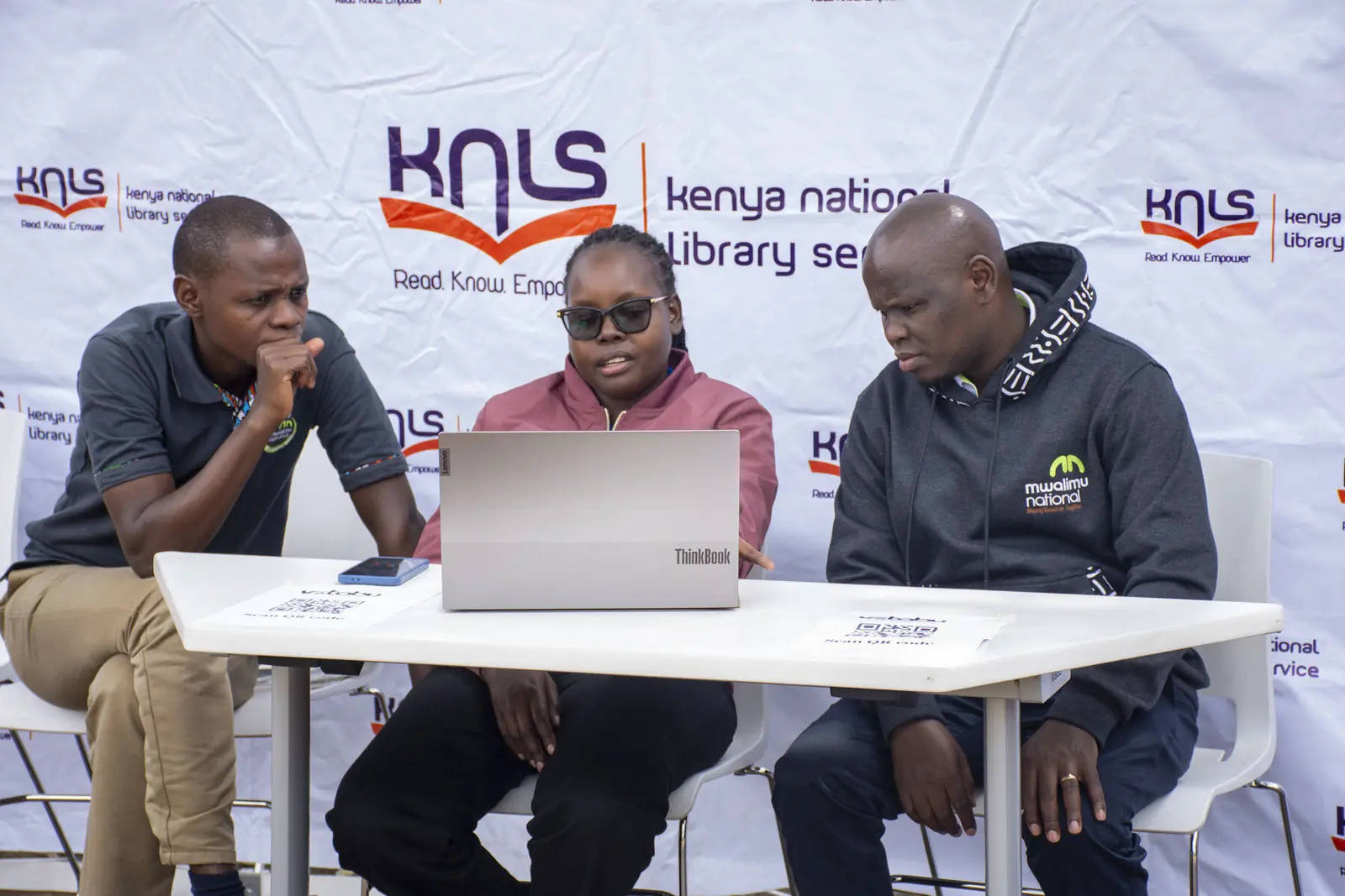 KNLS and American Spaces Outreach at Starehe Boys' Centre photo 1