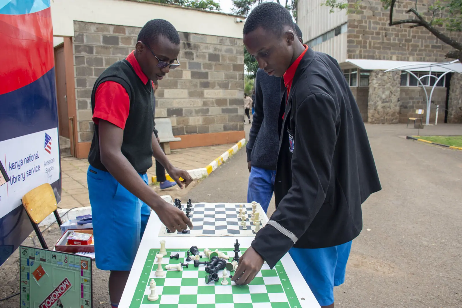 KNLS and American Spaces Outreach at Starehe Boys' Centre photo 3