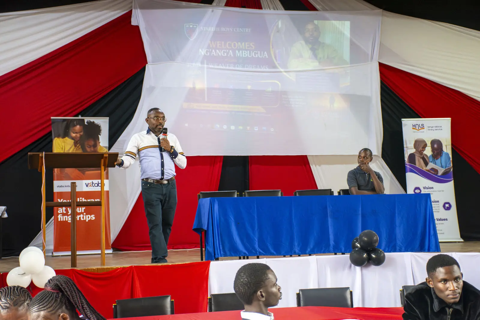 KNLS and American Spaces Outreach at Starehe Boys' Centre photo 5