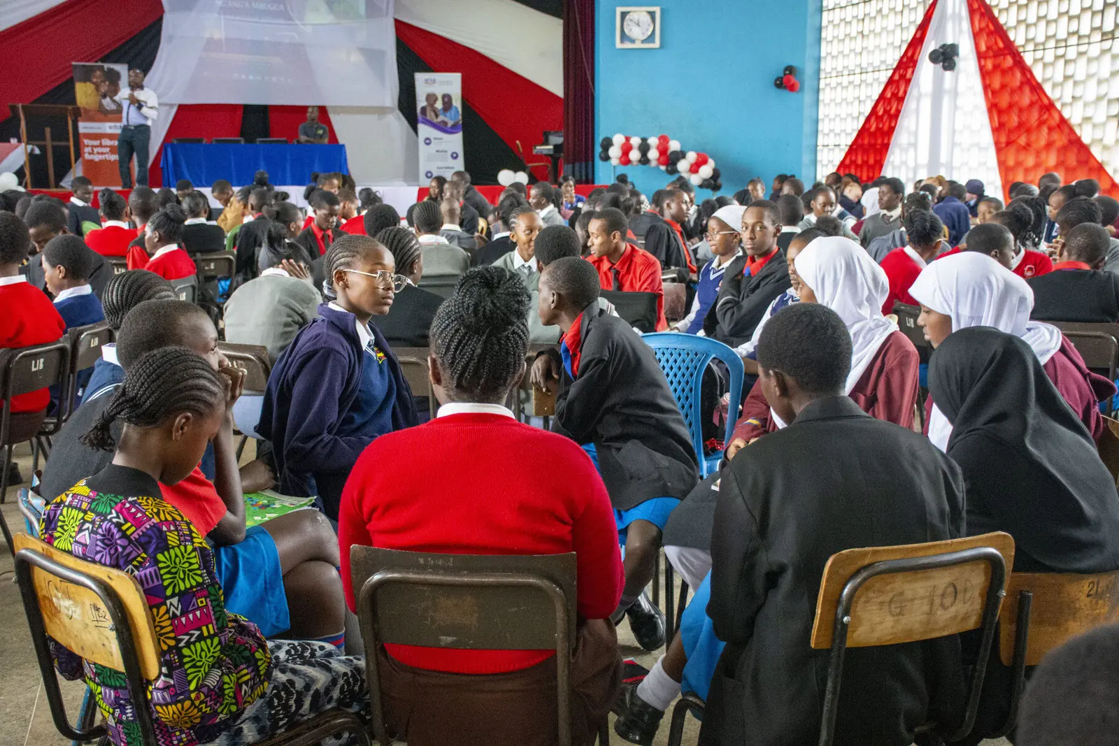 KNLS and American Spaces Outreach at Starehe Boys' Centre photo 7