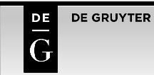 De Gruyter Publishers logo