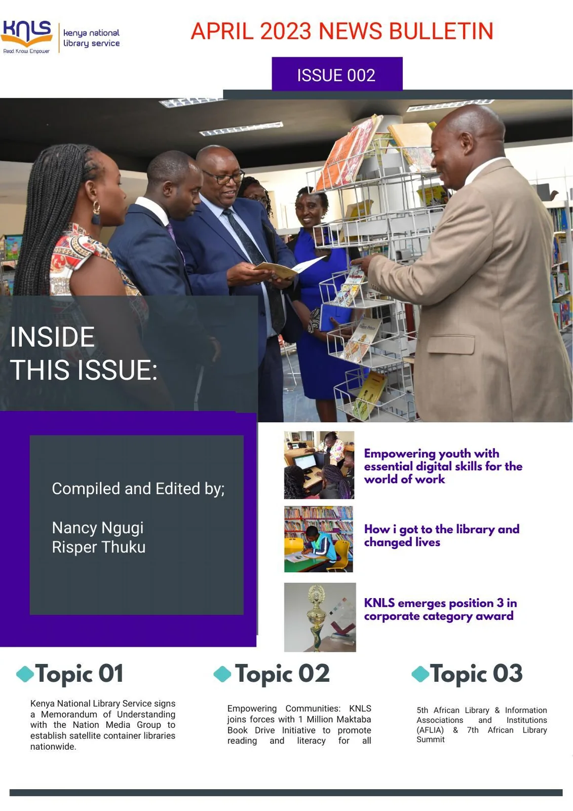 Cover of the April 2023 News Bulletin