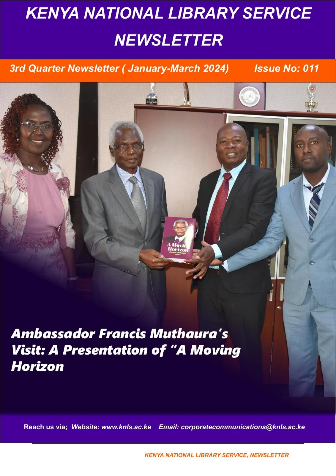 Cover of the January - March 2024 Newsletter