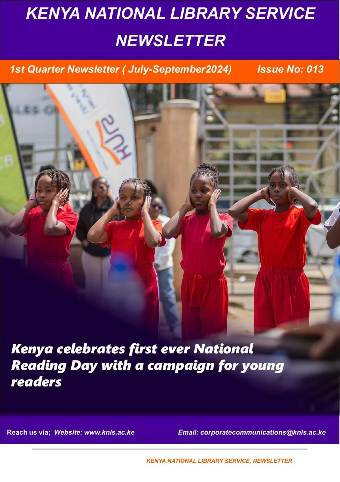 Cover of the July - September 2024 Newsletter