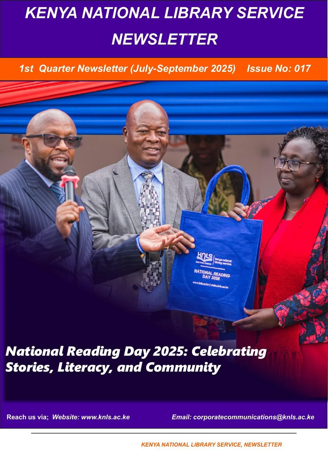 Cover of the July - September 2025 Newsletter