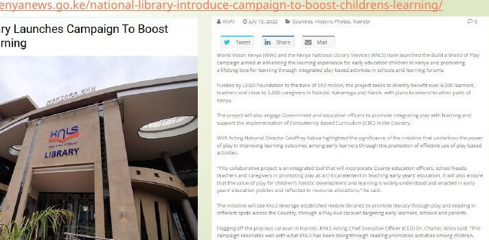 Build a world of play campaign