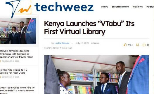 Kenya launches ‘Vtabu’, its first virtual library
