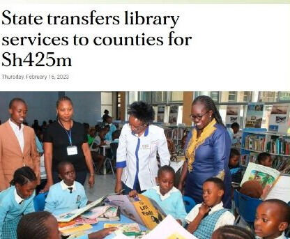 STATE TRANSFERS LIBRARY SERVICES TO COUNTIES