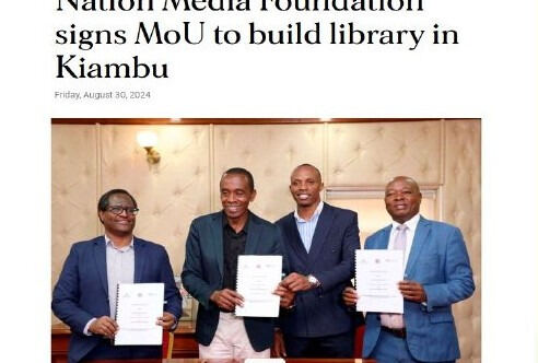 KNLS,NMF & Kiambu County MOU.