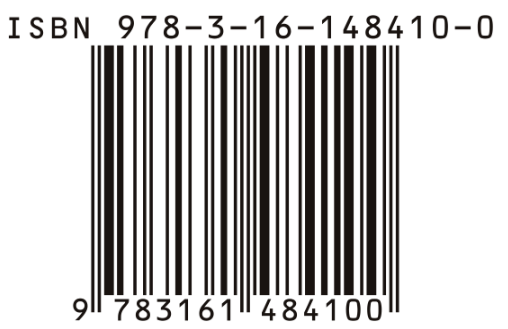 Example of an ISMN barcode format